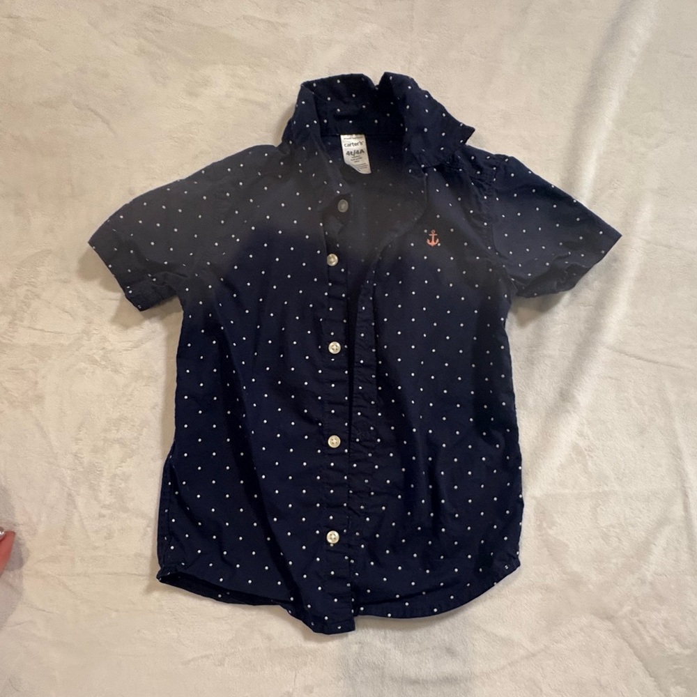 Children’s Carter’s Button Down Shirt in Size 4T/4A